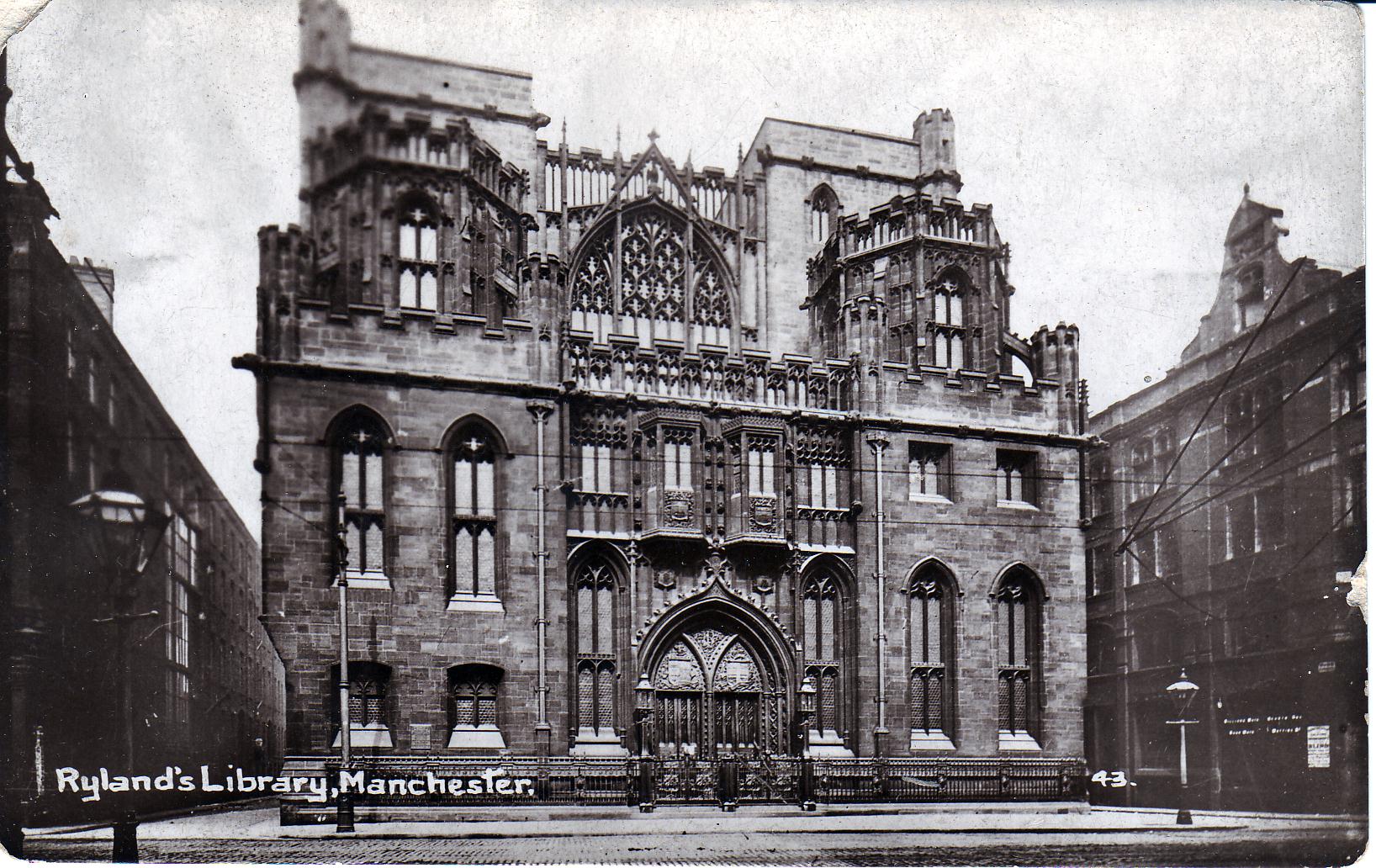 The finished job - John Rylands Library in 1900