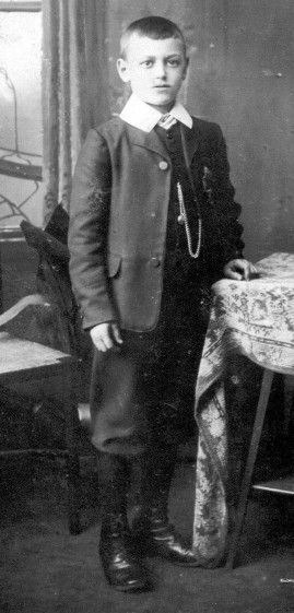 James Hapgood as a boy