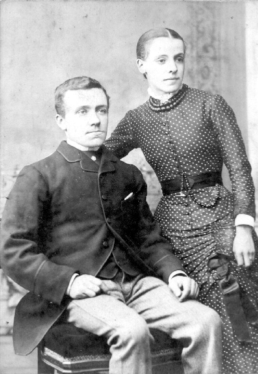 James Hapgood as young man (with mother or fiancee?)
